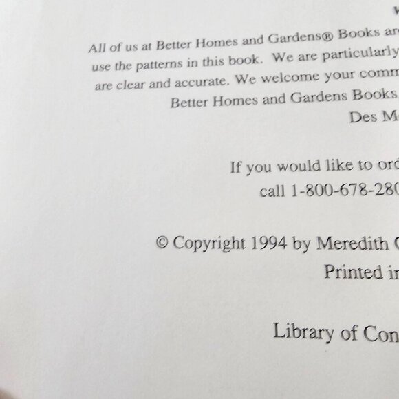 Better Homes & Gardens 501 Quilt Blocks Hardcover Book 1994 Edition - Picture 3 of 12